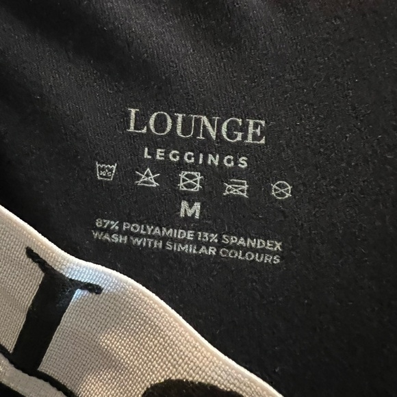 Lounge Women’s Black Leggings Size Medium NWT - Picture 5 of 6